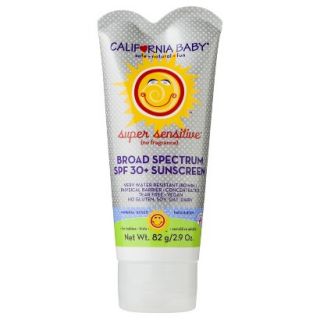 California Baby Super Sensitive Sunscreen Lotion SPF 30   2.9 oz