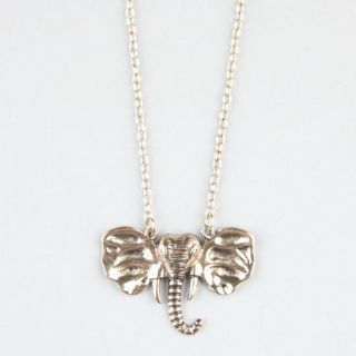 Elephant Necklace Gold One Size For Women 238911621