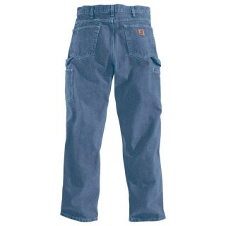 Carhartt Relaxed Fit Tapered Leg Jean   Stonewash, 54 Inch Waist x 30 Inch