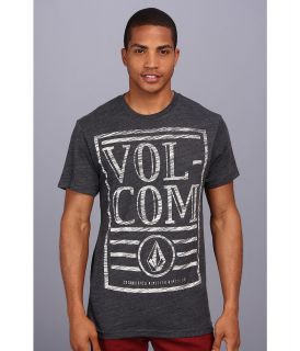 Volcom Statement S/S Tee Mens Short Sleeve Pullover (Black)