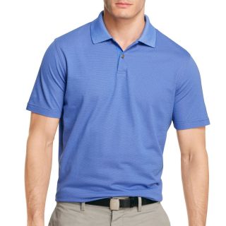 Van Heusen Striped Polo Shirt, Blue, Mens