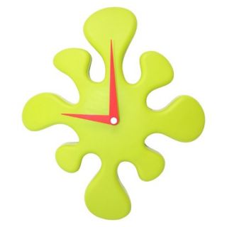 Lumi Source Mini Splat Clock   Green