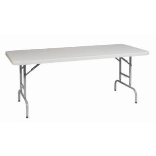 Office Star 6 Height Adjustable Resin Multi Purpose Table BT06A