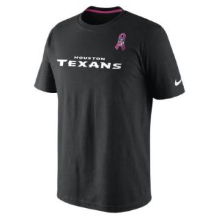 Nike Speed Wordmark (NFL Houston Texans) BCA Mens T Shirt   Black