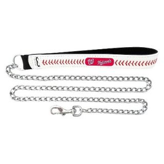 Washington Nationals Baseball Leather 3.5mm Chain Leash   L