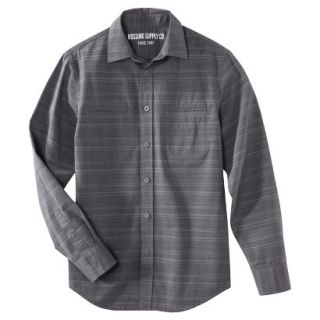 Mossimo Supply Co. Mens Long Sleeve Button Down   In The Navy M