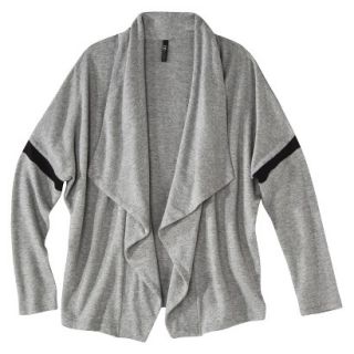 labworks Womens Drape Collar Sweatshirt   Gray L