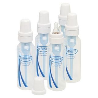 Dr. Browns Natural Flow 8oz 5pk Standard Polypropylene Baby Bottle Set