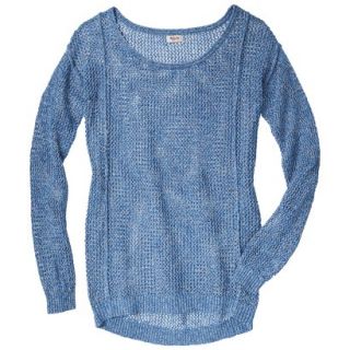 Mossimo Supply Co. Juniors Mesh Sweater   Blue XXL(19)