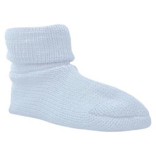 Womens MUK LUKS Cuff Slipper Sock W/ Anti Skid   Glacier