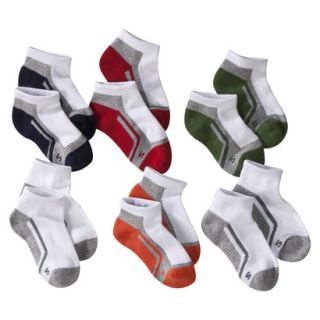 Boys Cherokee Multicolor 6 pair Low Cut Socks 5.5 8.5