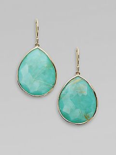 IPPOLITA Turquoise, Rutilated Quartz and 18K Yellow Gold Earrings   Gold