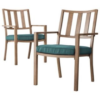 Outdoor Patio Furniture Set Threshold 2 Piece Turquoise (Blue) Chair, Holden