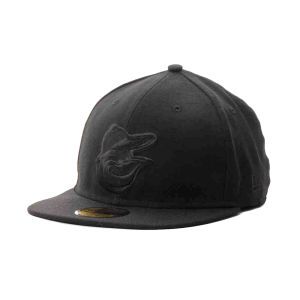 Baltimore Orioles New Era MLB Black on Black Fashion 59FIFTY Cap