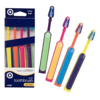 Target Youth Soft Toothbrushes 4 pk.