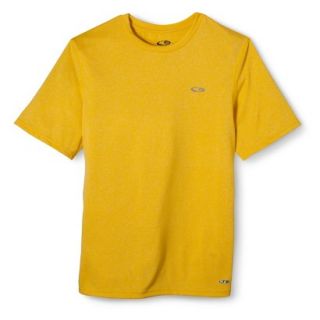 C9 by Champion Mens Advanced Duo Dry V  Neck Tee   Yellow XXL