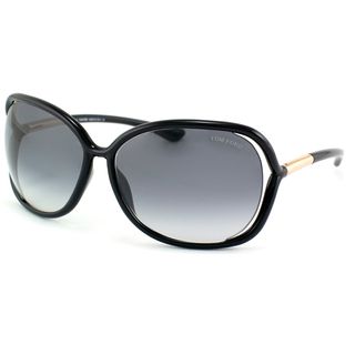 Tom Ford Womens Tf 76 Raquel 199 Black Oversize Fashion Sunglasses