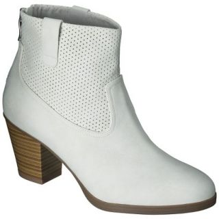 Womens Sam & Libby Jessa Perforated Ankle Boots   Ivory 6