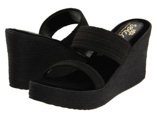 Sbicca Vibe Womens Wedge Shoes (Black)