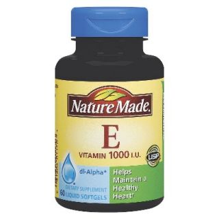 Nature Made Vitamin E 1000 iu Softgels   60 Count