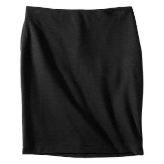 Merona Petites Ponte Pencil Skirt   Black 6P
