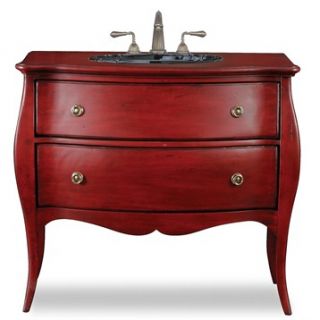 Cole & Co. 40 Designer Series Collection Turlington Sink Chest   Antique Red