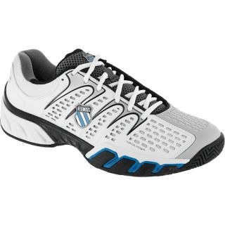 K Swiss Bigshot II K Swiss Mens Tennis Shoes White/Gray/Black/Blue