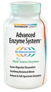 Rainbow Light   Advanced Enzyme System   180 Vegetarian Capsules