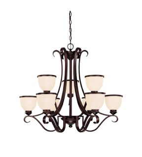 Willoughby 9 Light Chandeliers in English Bronze 1 5778 9 13