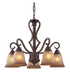 Lawrenceville 5 Light Chandeliers in Mocha 9327/5