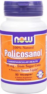 NOW Foods   Policosanol 10 mg.   90 Vegetarian Capsules