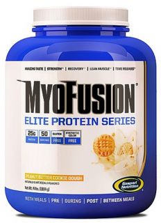 Gaspari Nutrition   MyoFusion Elite Protein Series Peanut Butter Cookie Dough   4 lbs.