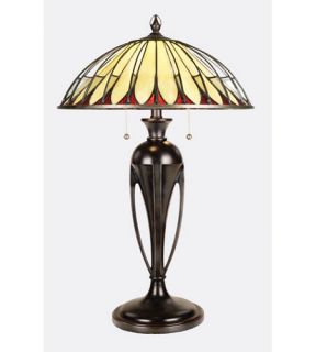 Tiffany 2 Light Table Lamps in Burnt Cinnamon TFT13993EBC