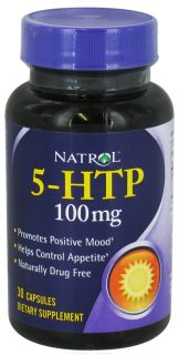 Natrol   5 HTP 100 mg.   30 Capsules
