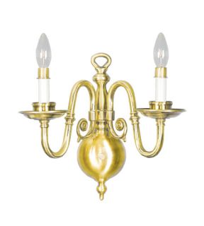 Beacon Hill 2 Light Wall Sconces in Polished Brass 5302 02