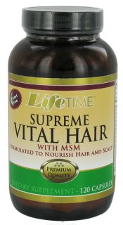 LifeTime Vitamins   Supreme Vital Hair With MSM   120 Capsules