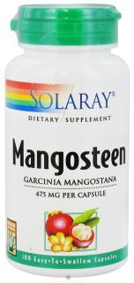 Solaray   Mangosteen 475 mg.   100 Vegetarian Capsules