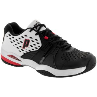 Prince Warrior Prince Mens Tennis Shoes White/Black/Red