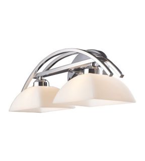 Arches 2 Light Bathroom Vanity Lights in Polished Chrome 10031/2