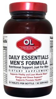 Olympian Labs   Daily Essentials Mens Formula   30 Tablets