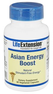 Life Extension   Asian Energy Boost   90 Vegetarian Capsules