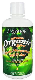 LifeTime Vitamins   Certified Organic 4 Blend Noni Mangosteen Goji & Acai   32 oz.