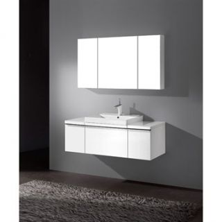 Madeli Venasca 48 Bathroom Vanity   Glossy White