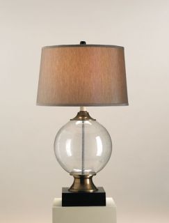 Motif 1 Light Table Lamps in Blown Glass/Black 6981
