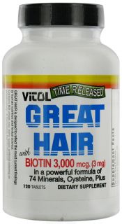 Vitol   Great Hair   120 Tablets
