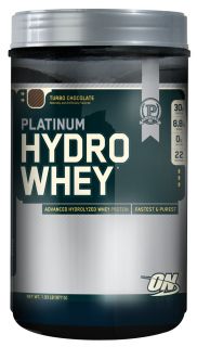 Optimum Nutrition   Platinum Hydro Whey Advanced Hydrolyzed Whey Protein Turbo Chocolate   1.75 lbs.