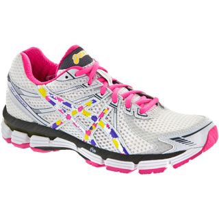 ASICS GT 2000 ASICS Womens Running Shoes White/Rainbow/Neon Pink