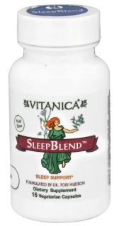 Vitanica   SleepBlend Sleep Support   15 Vegetarian Capsules CLEARANCED PRICED