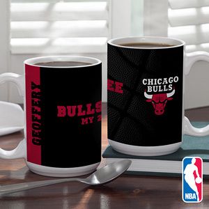 Personalized NBA Basketball Large Coffee Mug