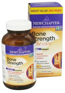New Chapter   Bone Strength Take Care Bonus Size   144 Tablets